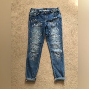 Bebe Embellished Jeans Skinny Jeans Size 28